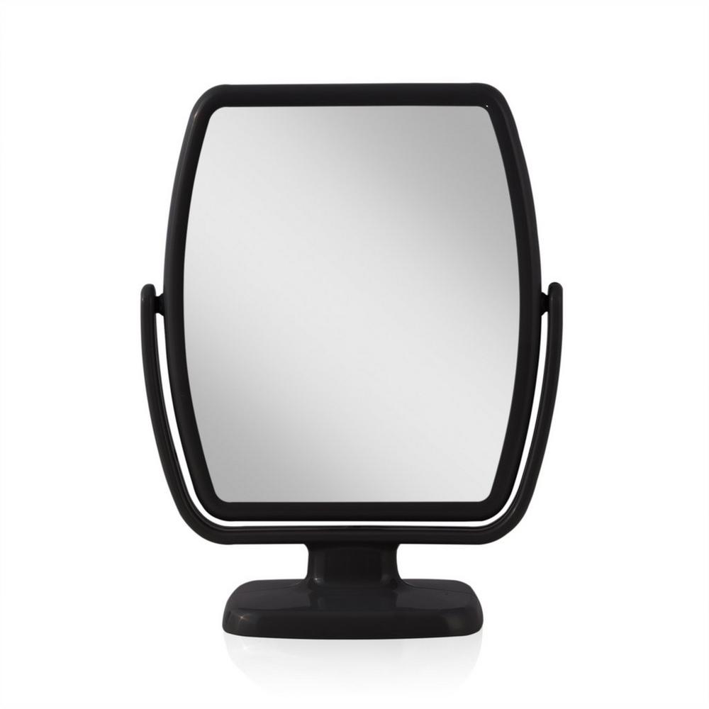 Zadro Geo, Makeup Mirror With 5x/1x Magnification - Black In Black