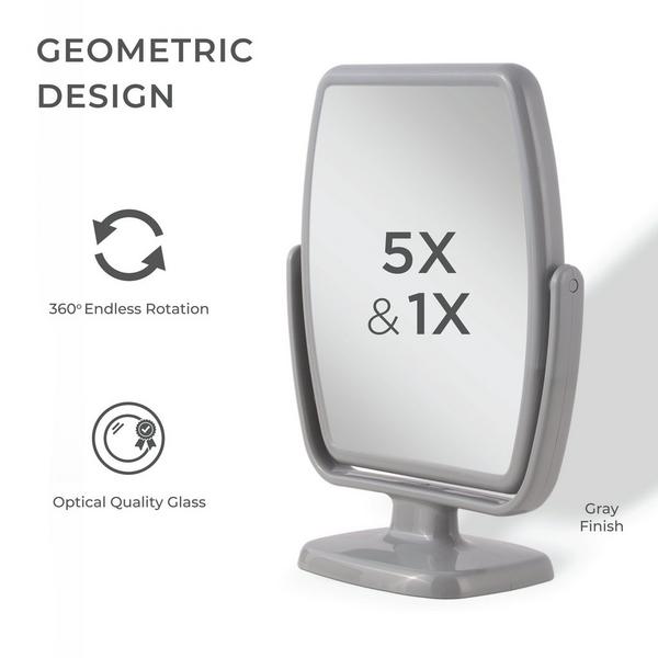 Zadro Geo, Makeup Mirror with 5X/1X Magnification #2