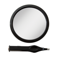 Compact Mirror with 12X Magnification & LED Tweezer Set