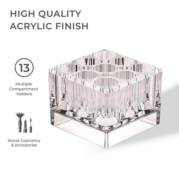 Zadro Makeup Brush Organizer with 13 Compartments #2