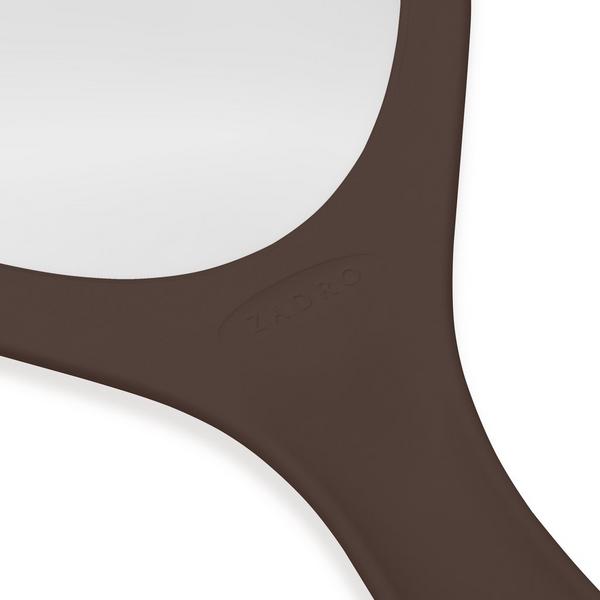 Zadro Large Teardrop Handheld Mirror with Curved Handle #2