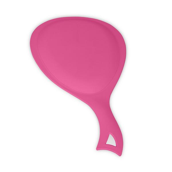 Zadro Large Teardrop Handheld Mirror with Curved Handle #5