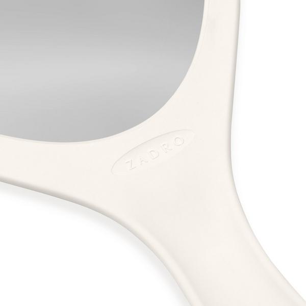 Zadro Large Teardrop Handheld Mirror with Curved Handle #2