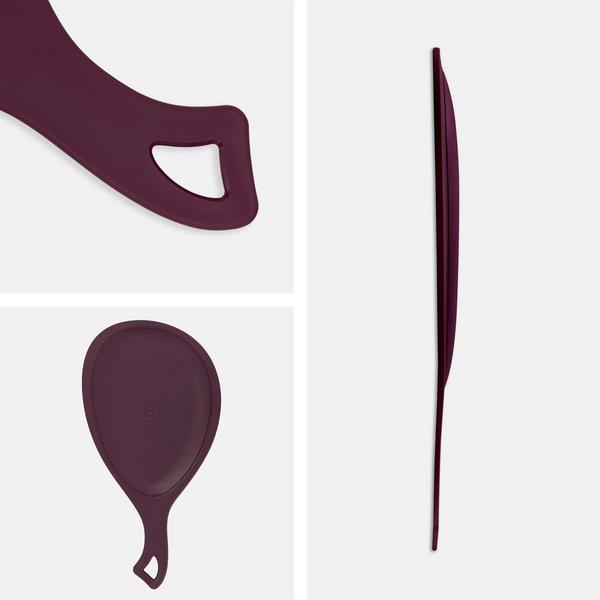 Zadro Medium Teardrop Handheld Mirror with Curved Handle #2