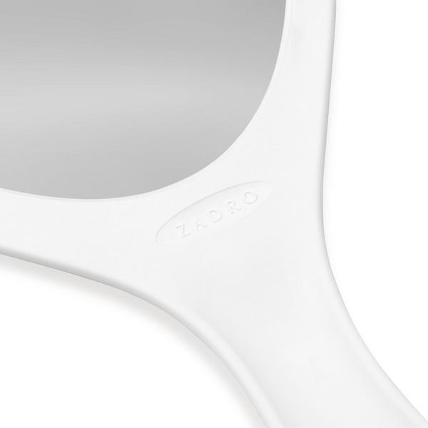 Zadro Large Teardrop Handheld Mirror with Curved Handle #5