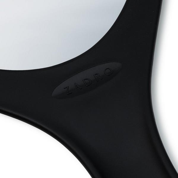 Zadro Large Teardrop Handheld Mirror with Curved Handle #4