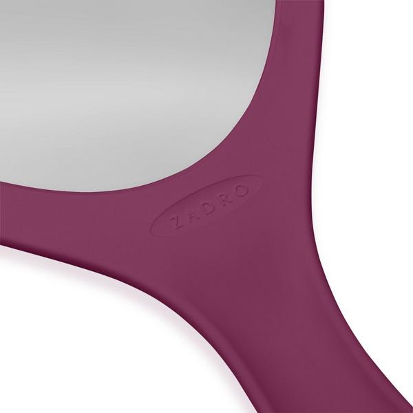 Zadro Large Teardrop Handheld Mirror with Curved Handle #3