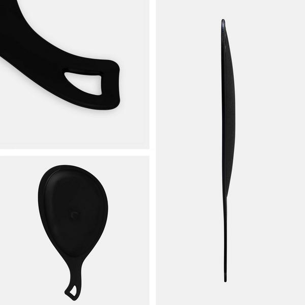 Zadro Medium Teardrop Handheld Mirror with Curved Handle #2