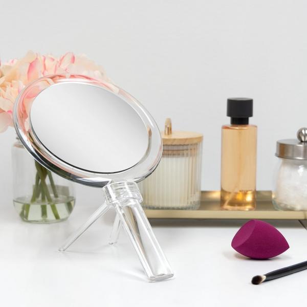 Zadro Double-Sided Hand Mirror with Magnifications & Stand #7
