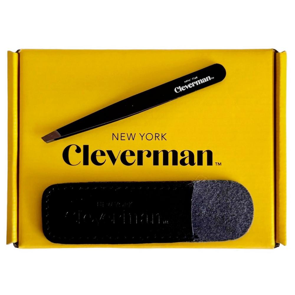 Cleverman Precision Slant Tweezer – Travel Size