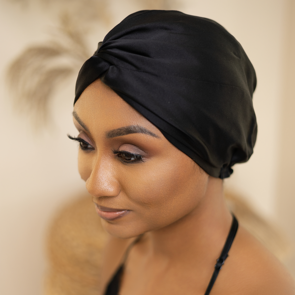True + Pure Texture Satin Turban for Natural Hair #2