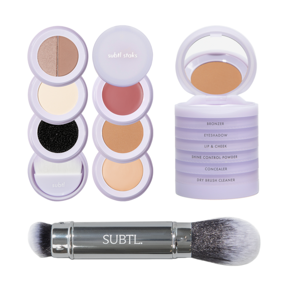 SUBTL. Beauty 6-in-1 Full Face Makeup Stak with Dual-Ended Face Brush #1