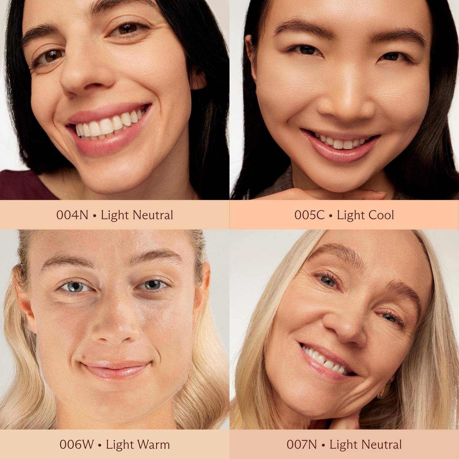 6-in-1 Full Face Makeup Stak with Dual-Ended Face Brush - 007N