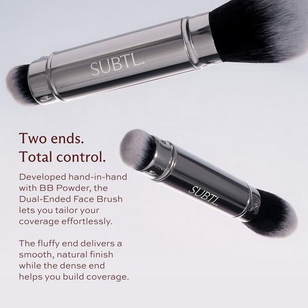 SUBTL. Beauty BB Powder Foundation + Dual-Ended Face Brush #7