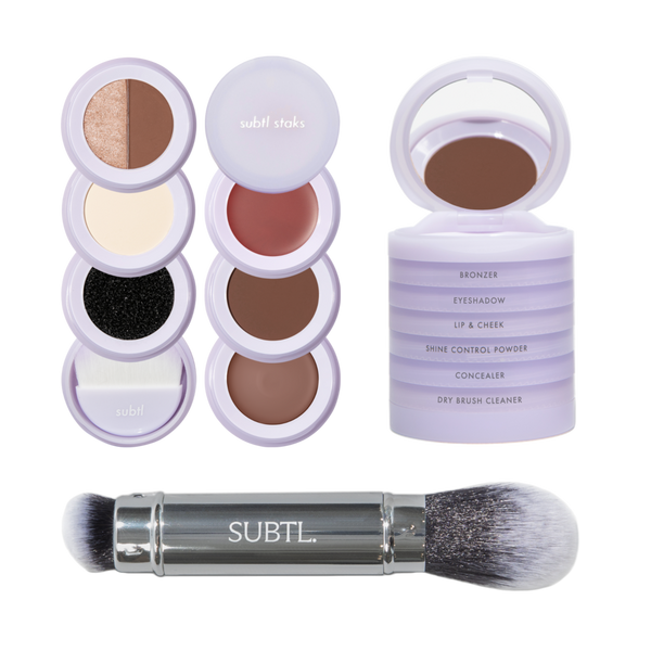 SUBTL. Beauty 6-in-1 Full Face Makeup Stak with Dual-Ended Face Brush #1