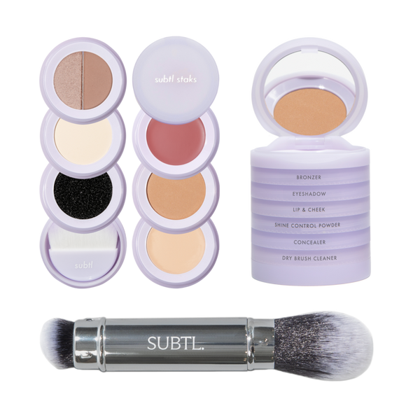 SUBTL. Beauty 6-in-1 Full Face Makeup Stak with Dual-Ended Face Brush #1