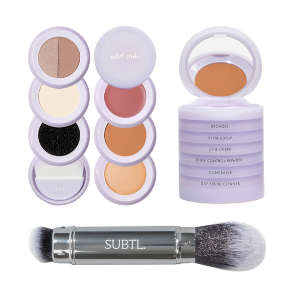 SUBTL. Beauty 6-in-1 Full Face Makeup Stak with Dual-Ended Face Brush #1