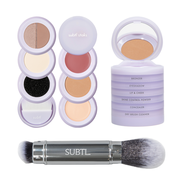SUBTL. Beauty 6-in-1 Full Face Makeup Stak with Dual-Ended Face Brush #1