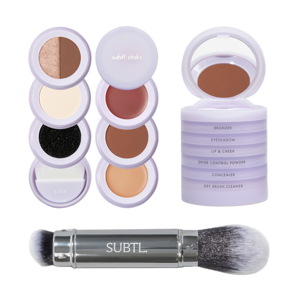 SUBTL. Beauty 6-in-1 Full Face Makeup Stak with Dual-Ended Face Brush #1