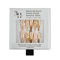 Liquid Gold Handmade Press-On Nails