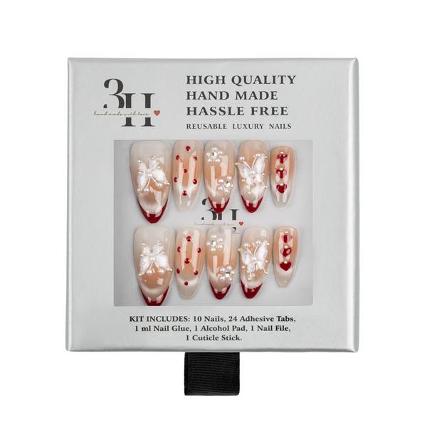 3H Nails Cherry Blossom Handmade Press-On Nails #1