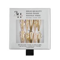 Liquid Gold Handmade Press-On Nails