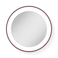 LED Ring Lighted Compact Mirror with 10X, Suction Cups