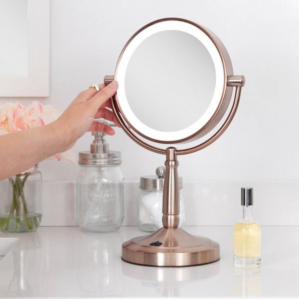 Zadro Cordless LED Lighted Makeup Mirror with 10X/1X #4