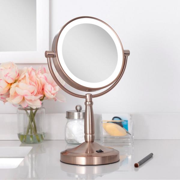 Zadro Cordless LED Lighted Makeup Mirror with 10X/1X #6
