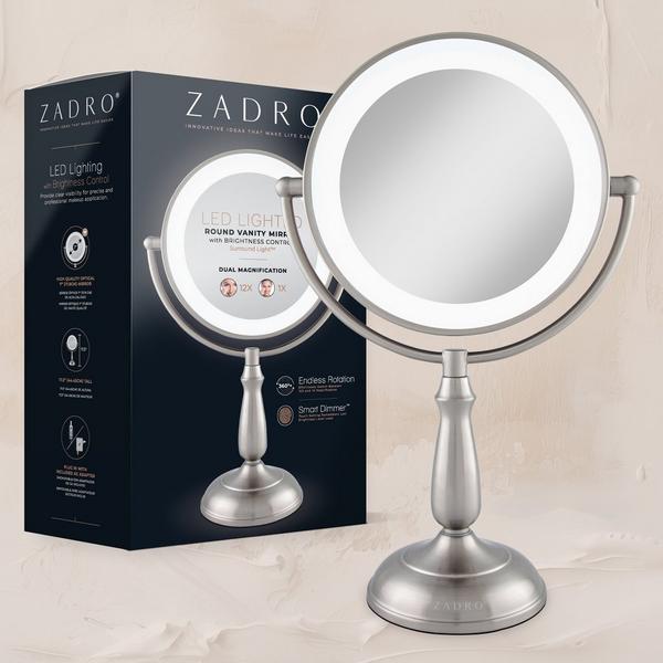 Zadro Classic Lighted Makeup Mirror with 10X/1X, Touch Control #8