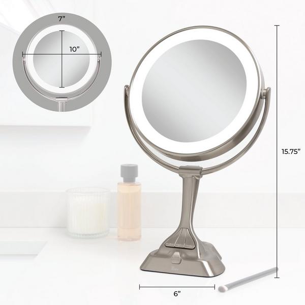 Zadro Lighted Makeup Mirror with 10X/1X, Smart Dimming Control #3