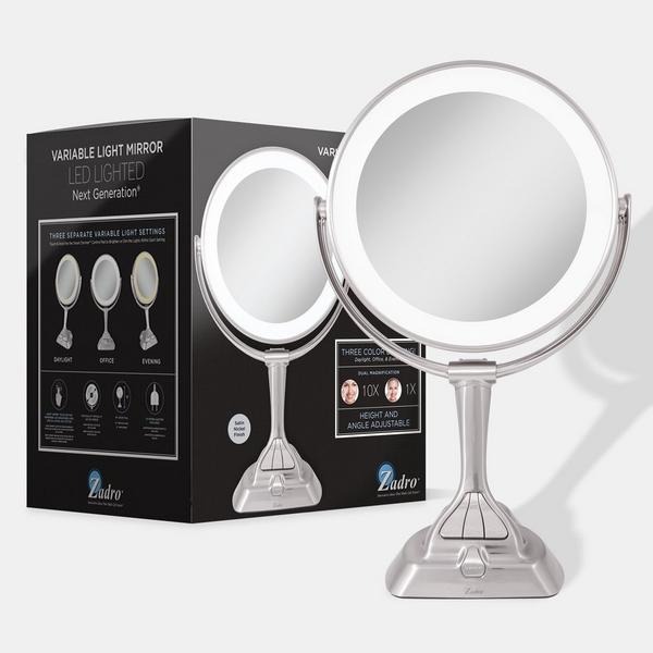 Zadro Lighted Makeup Mirror with 10X/1X, Smart Dimming Control #8