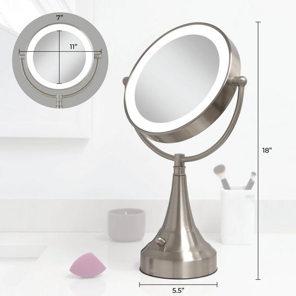 Zadro LED Lighted Makeup Mirror with 10X/1X, Battery & Cordless #3