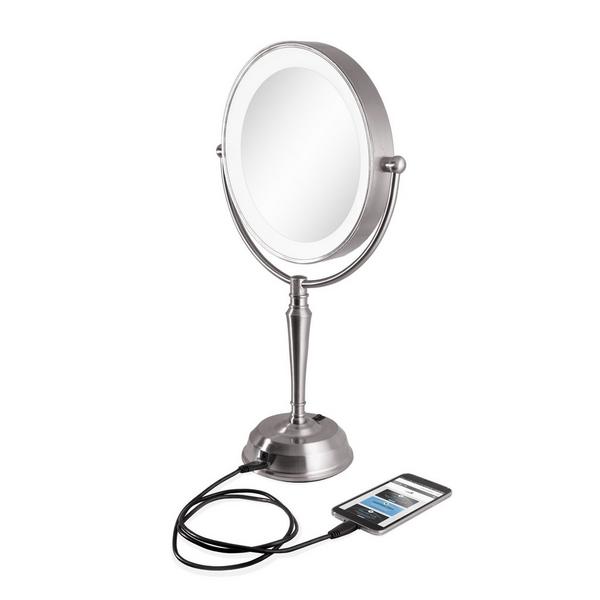 Zadro LED Lighted Makeup Mirrors with 10X/1X, USB Charging Port #4