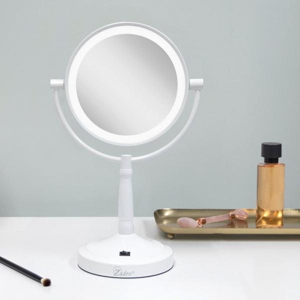 Zadro Cordless LED Lighted Makeup Mirror with 10X/1X #4