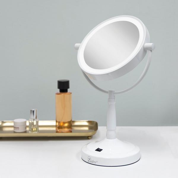 Zadro Cordless LED Lighted Makeup Mirror with 10X/1X #5