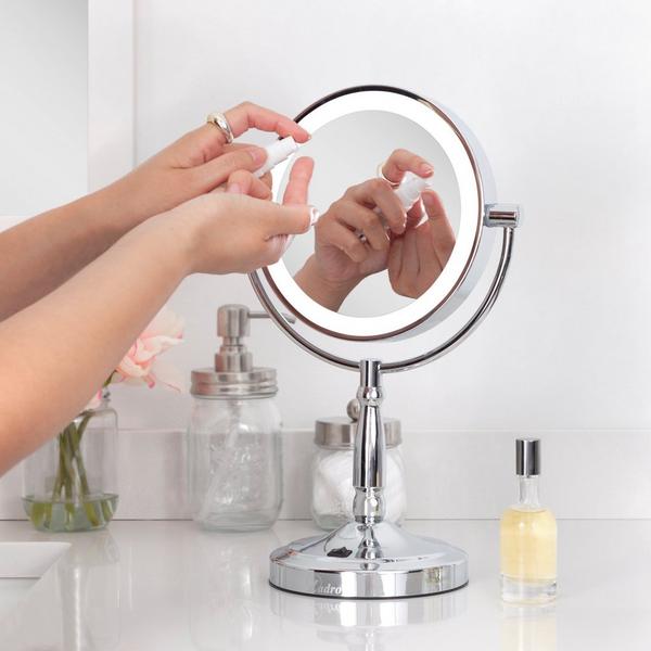 Zadro Cordless LED Lighted Makeup Mirror with 10X/1X #4