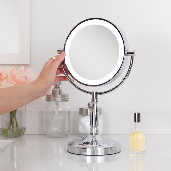 Zadro Cordless LED Lighted Makeup Mirror with 10X/1X #5