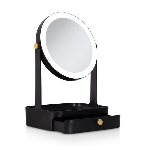Zadro LED Lighted Makeup Mirror with 5X/1X, Storage Drawer & Tray #3