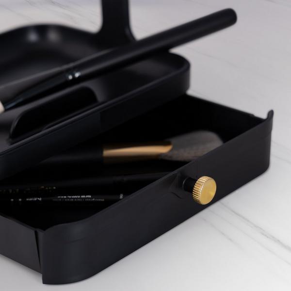 Zadro LED Lighted Makeup Mirror with 5X/1X, Storage Drawer & Tray #5