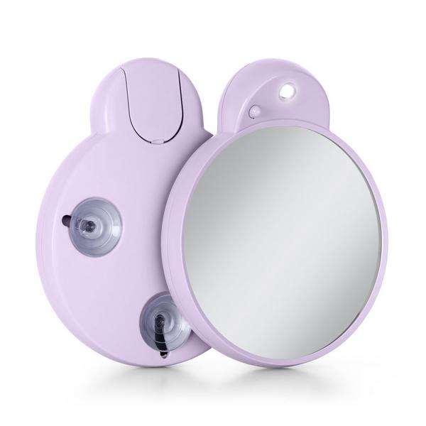 Zadro LED Lighted Compact Mirror with 10X, Suction Cups #1