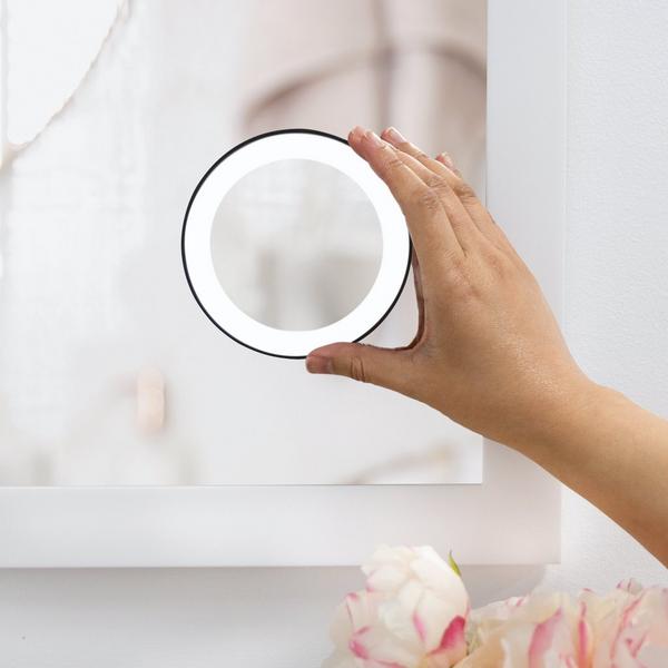 Zadro LED Lighted Travel Mirror with Magnification & Suction Cups #7