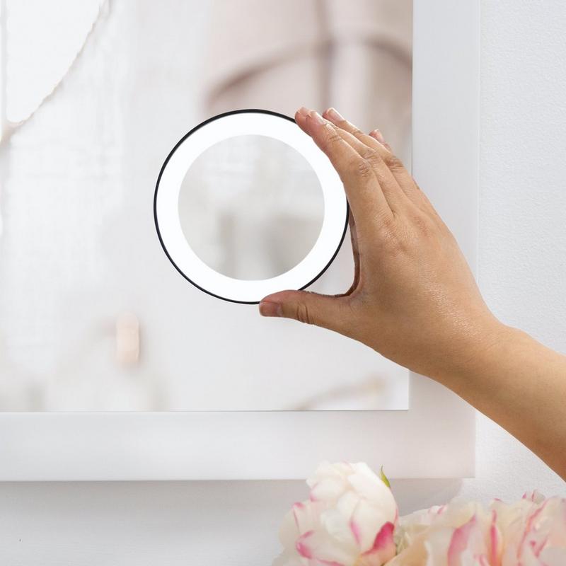 Zadro - 15X Magnification LED Lighted Travel Mirror with