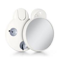 LED Lighted Compact Mirror with 10X, Suction Cups