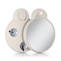 LED Lighted Compact Mirror with 10X, Suction Cups