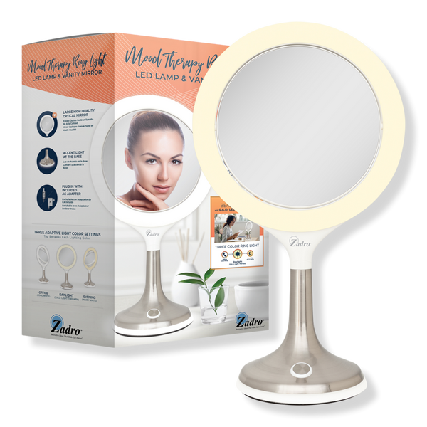 Zadro Mood Therapy Light Makeup Mirror with 8X/1X, Touch Control #1