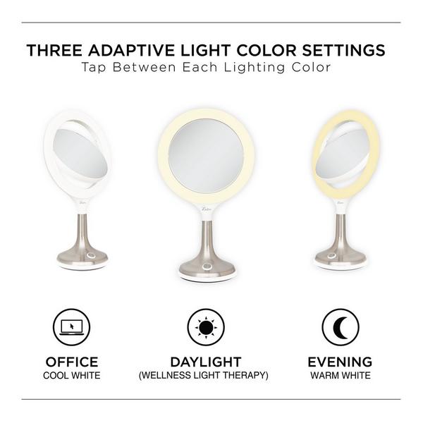 Zadro Mood Therapy Light Makeup Mirror with 8X/1X, Touch Control #4
