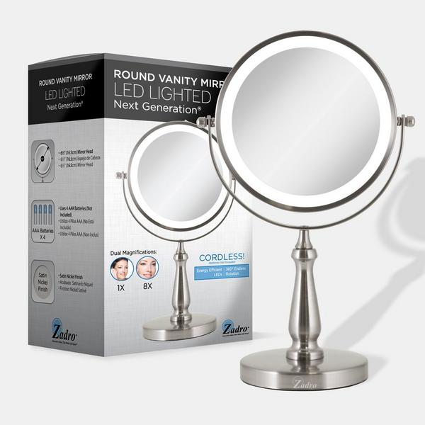 Zadro LED Lighted Makeup Mirror with 8X/1X Magnification #5