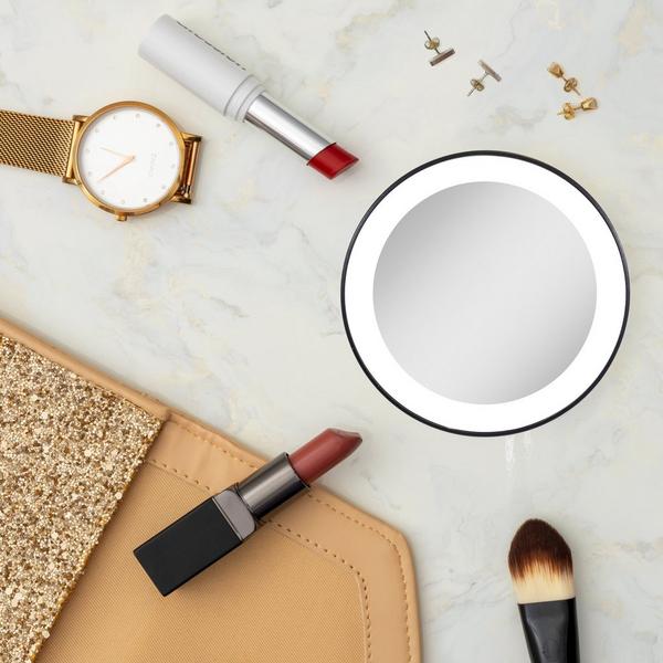Zadro LED Ring Lighted Compact Mirror with 15X, Suction Cups #4