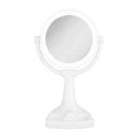 Max Bright Lighted Makeup Mirror with 10X/1X, Storage Tray